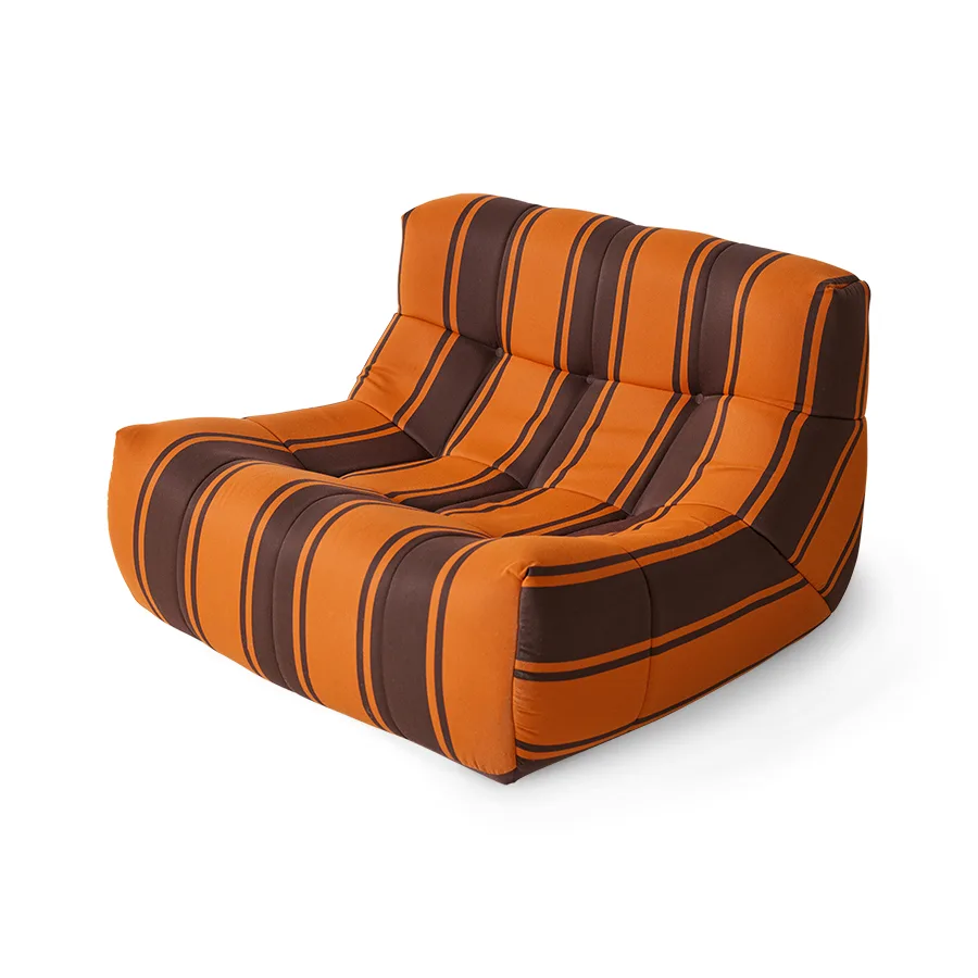 HKliving Lazy Lounge Sessel Outdoor – Retro – Wohnansicht