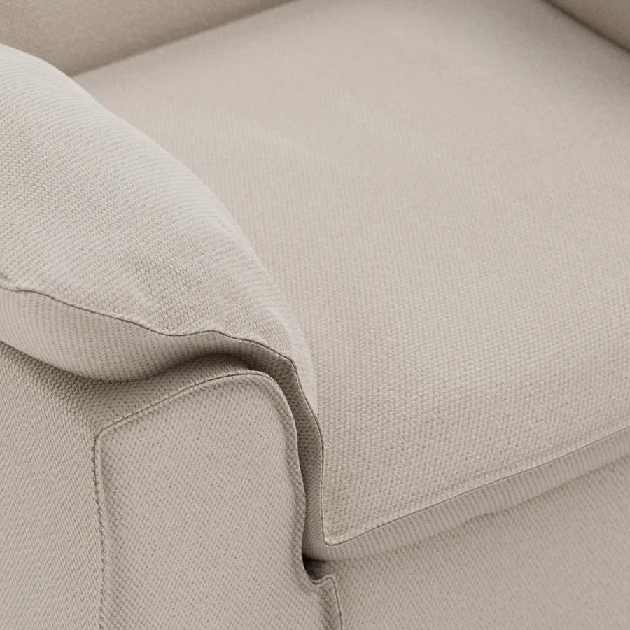 HKliving Nomad Couch – Loveseat – Cosy, Beige – Wohnansicht