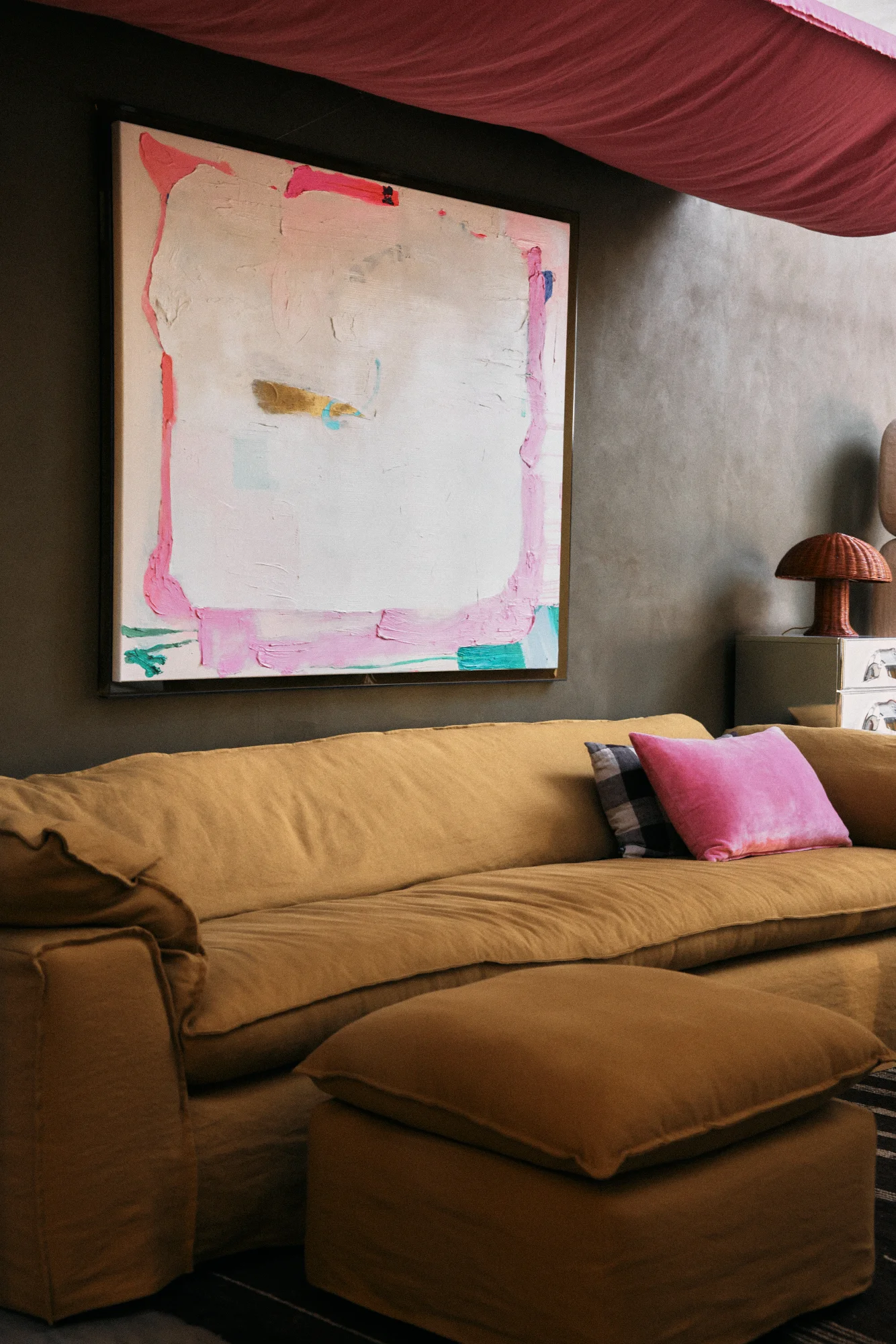 HKliving Nomad Couch – Hocker – Ambiente