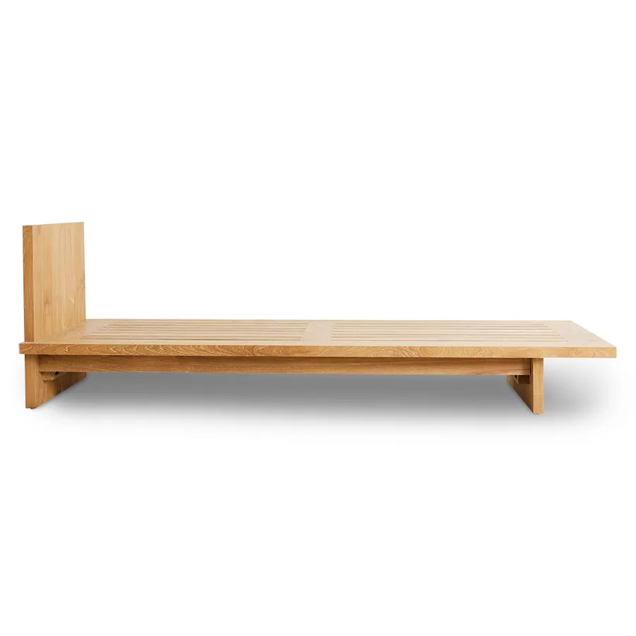 HKliving Outdoor Daybed Teak – Stracciatella – Wohnansicht
