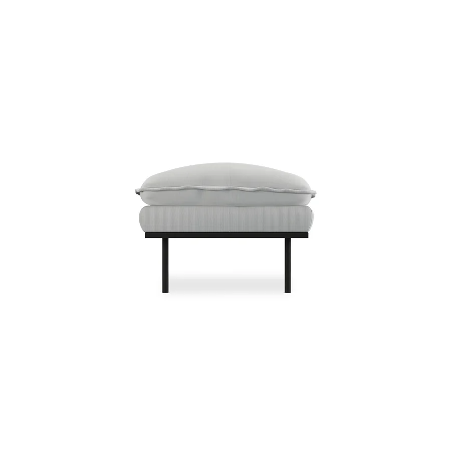 HKliving / HKliving Retro Sofa – Hocker – Corduroy rib, Cream