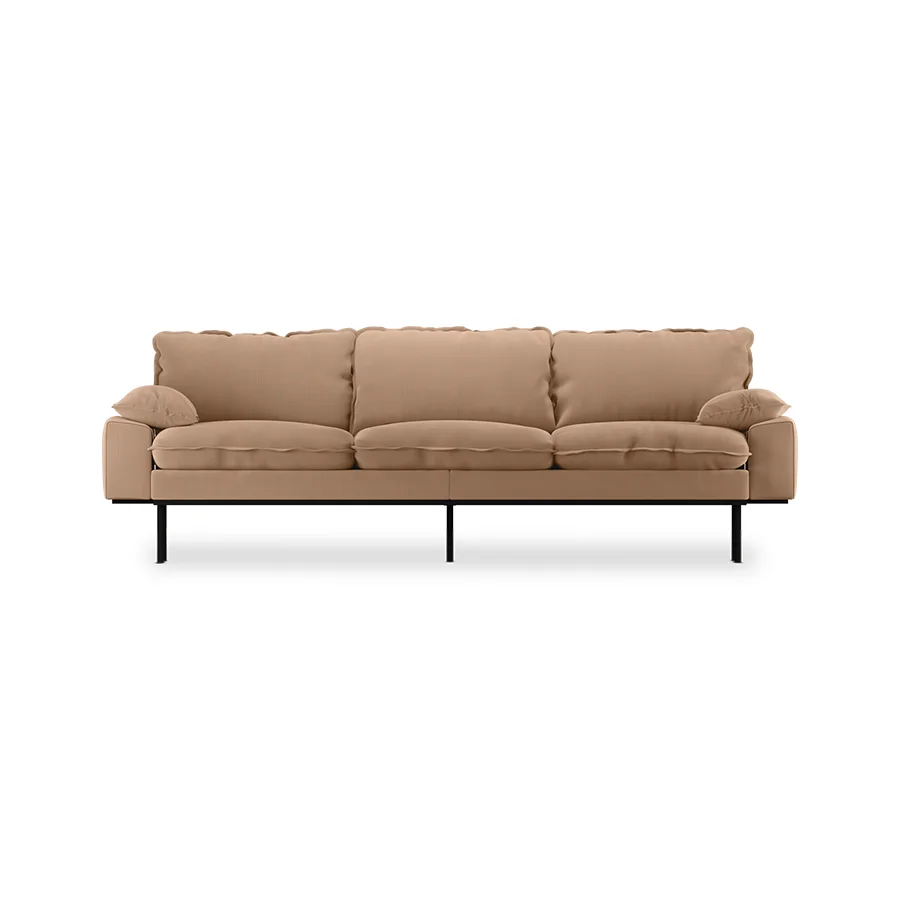 HKliving Retro Sofa – 4-Sitzer – Corduroy rib Brown