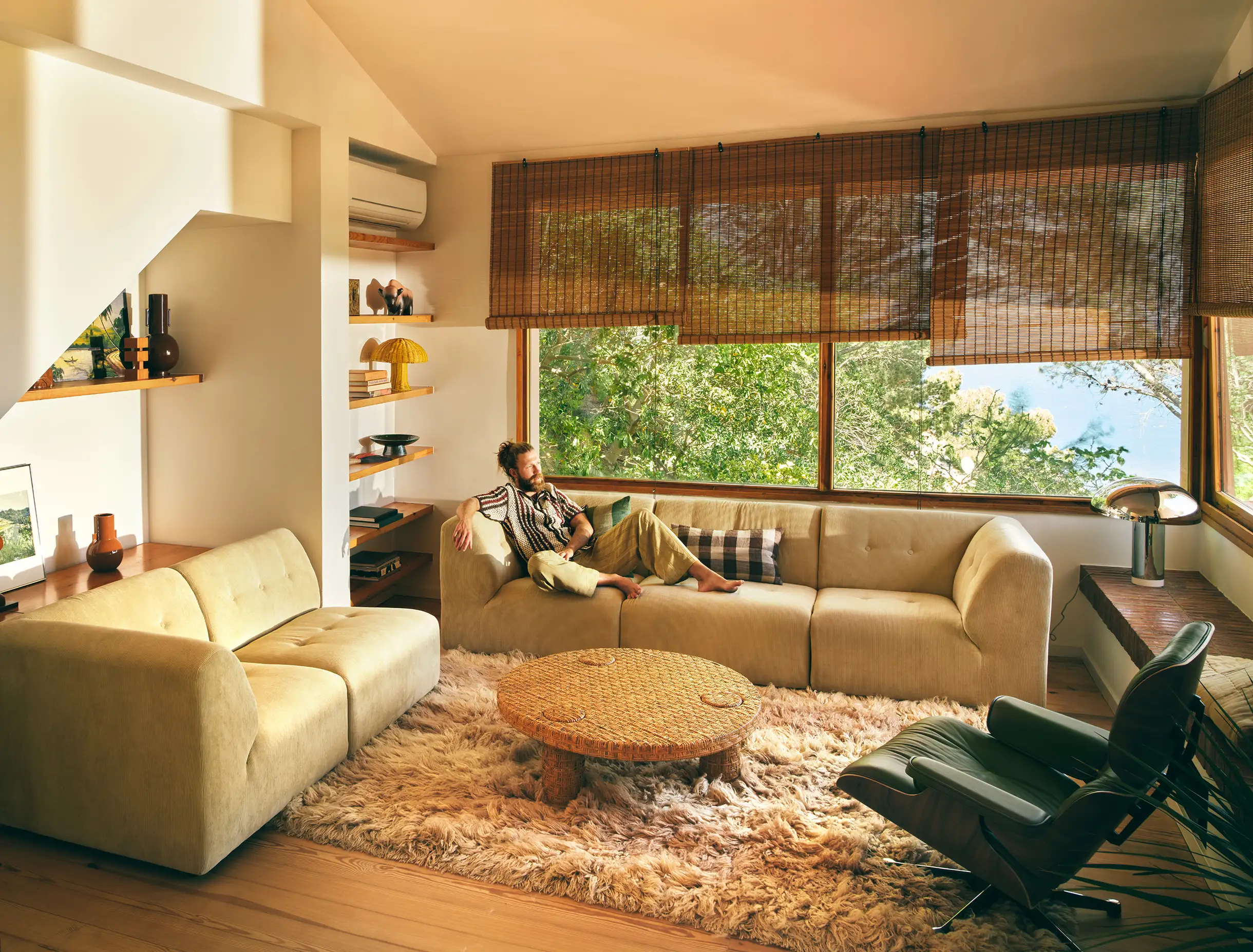 HKliving Vint Couch – Hocker – 12