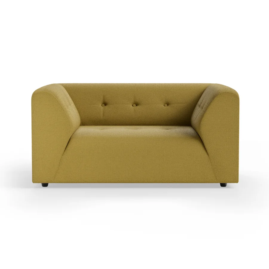 HKliving Nomad Couch – 305 cm – Linen Burnt ochre