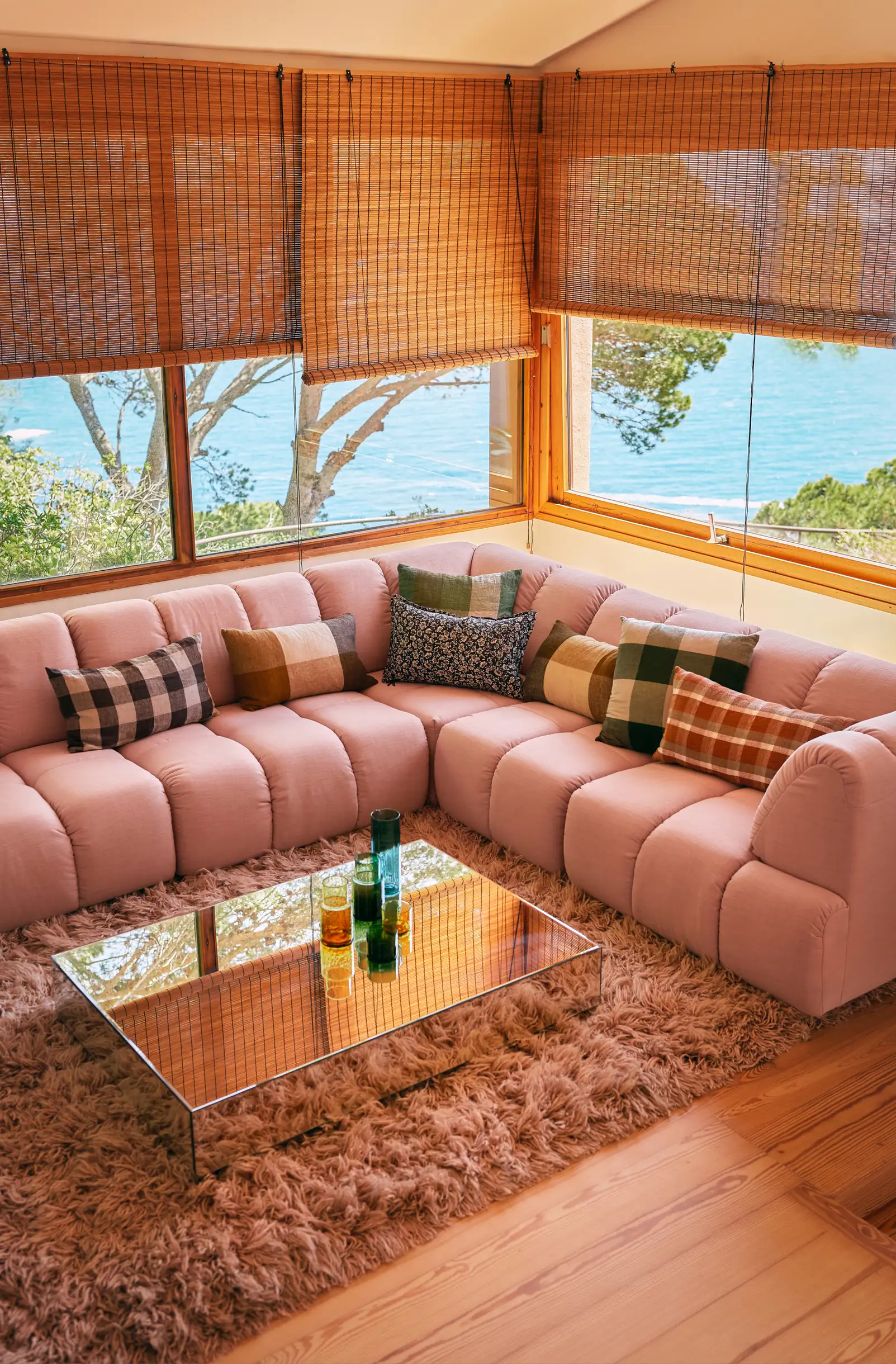 HKliving Wave Couch – Element rechte niedrige Armlehne
