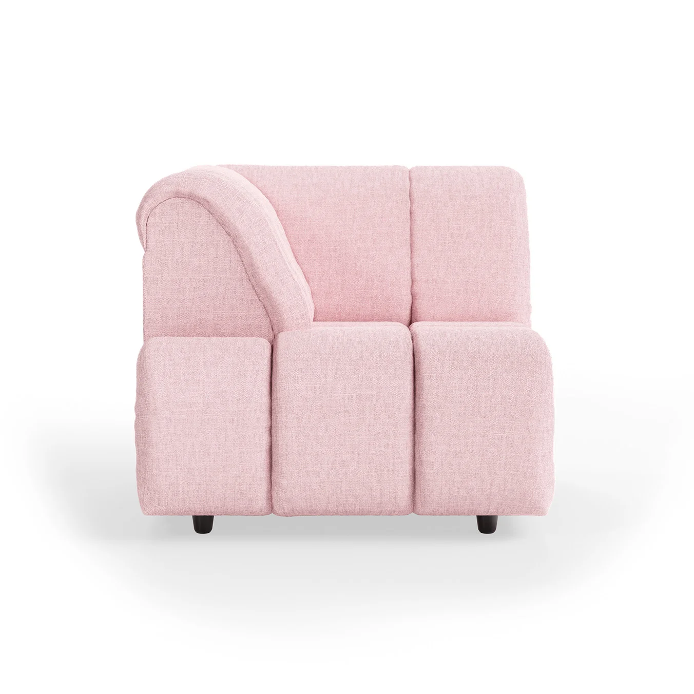 HKliving Wave Couch – Element linke hohe Armlehne