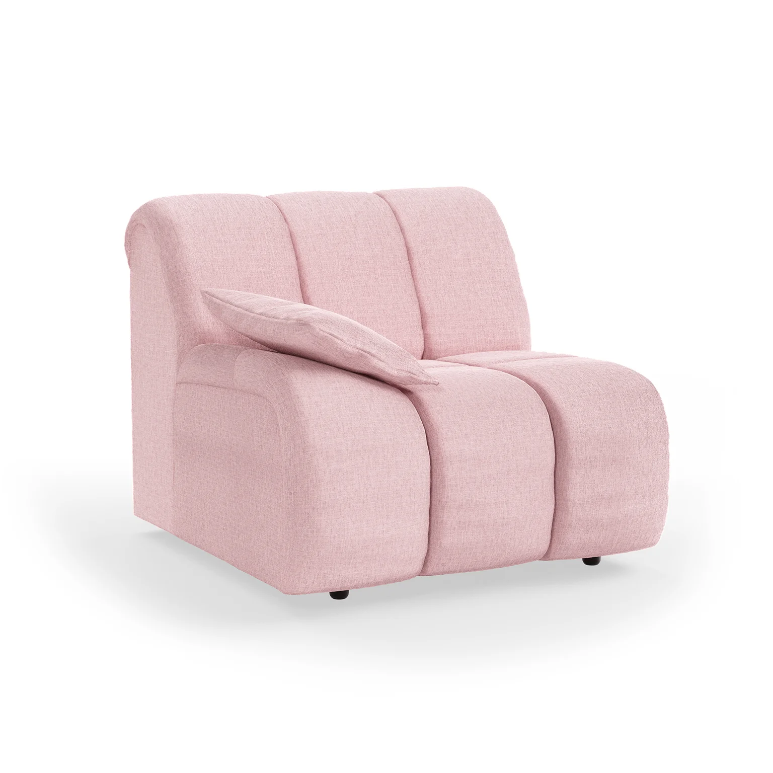 HKliving Wave Couch – Element linke niedrige Armlehne
