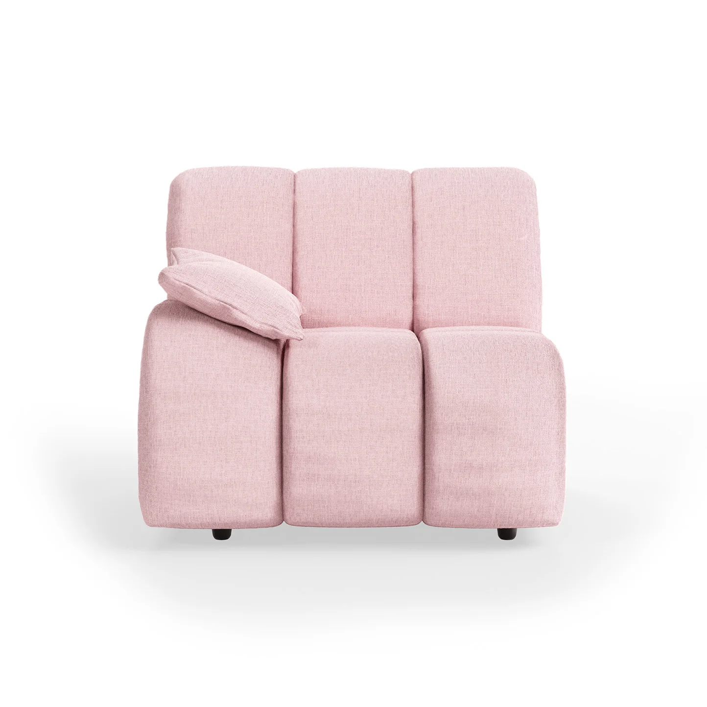 HKliving Wave Couch – Element linke niedrige Armlehne