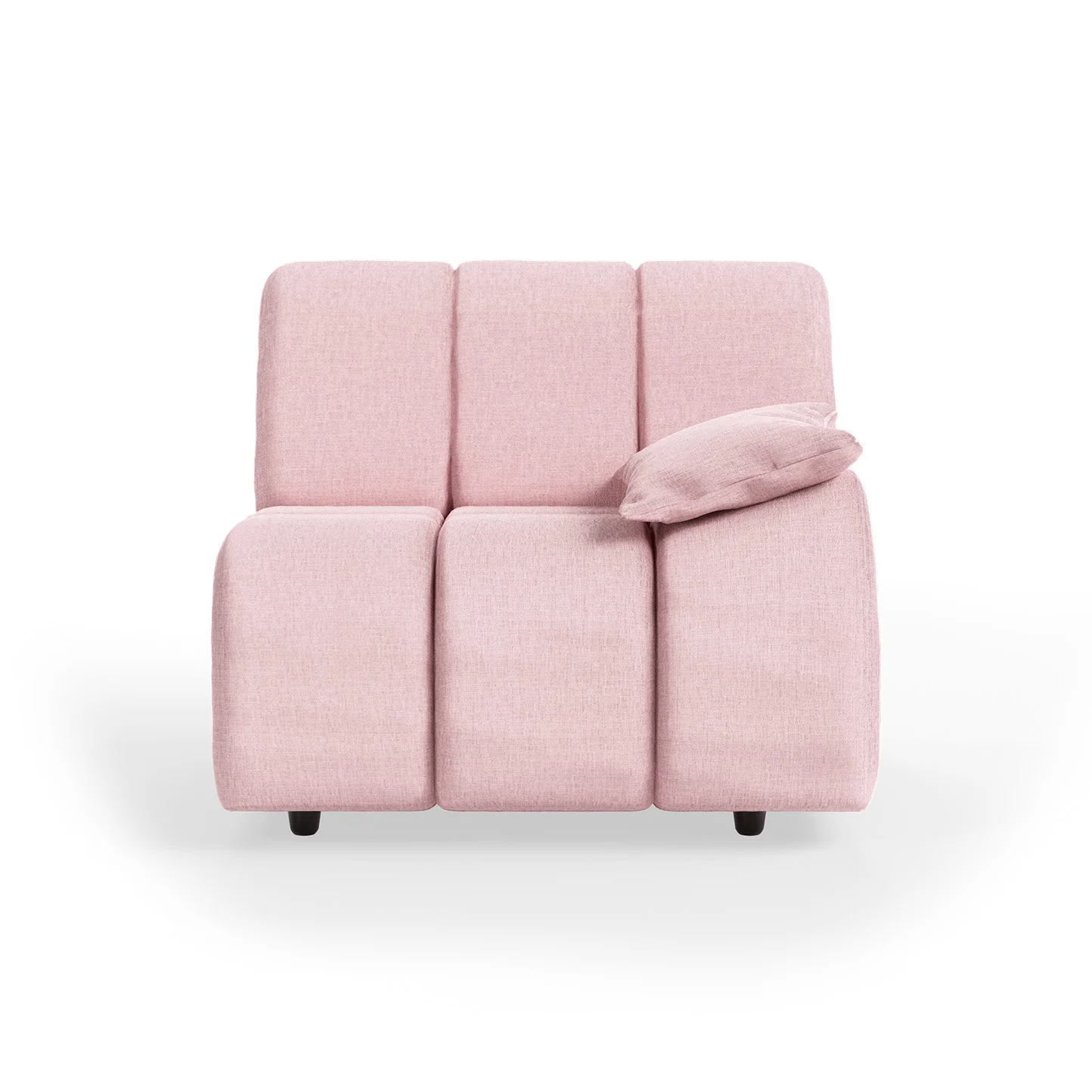 HKliving Wave Couch – Element rechte niedrige Armlehne