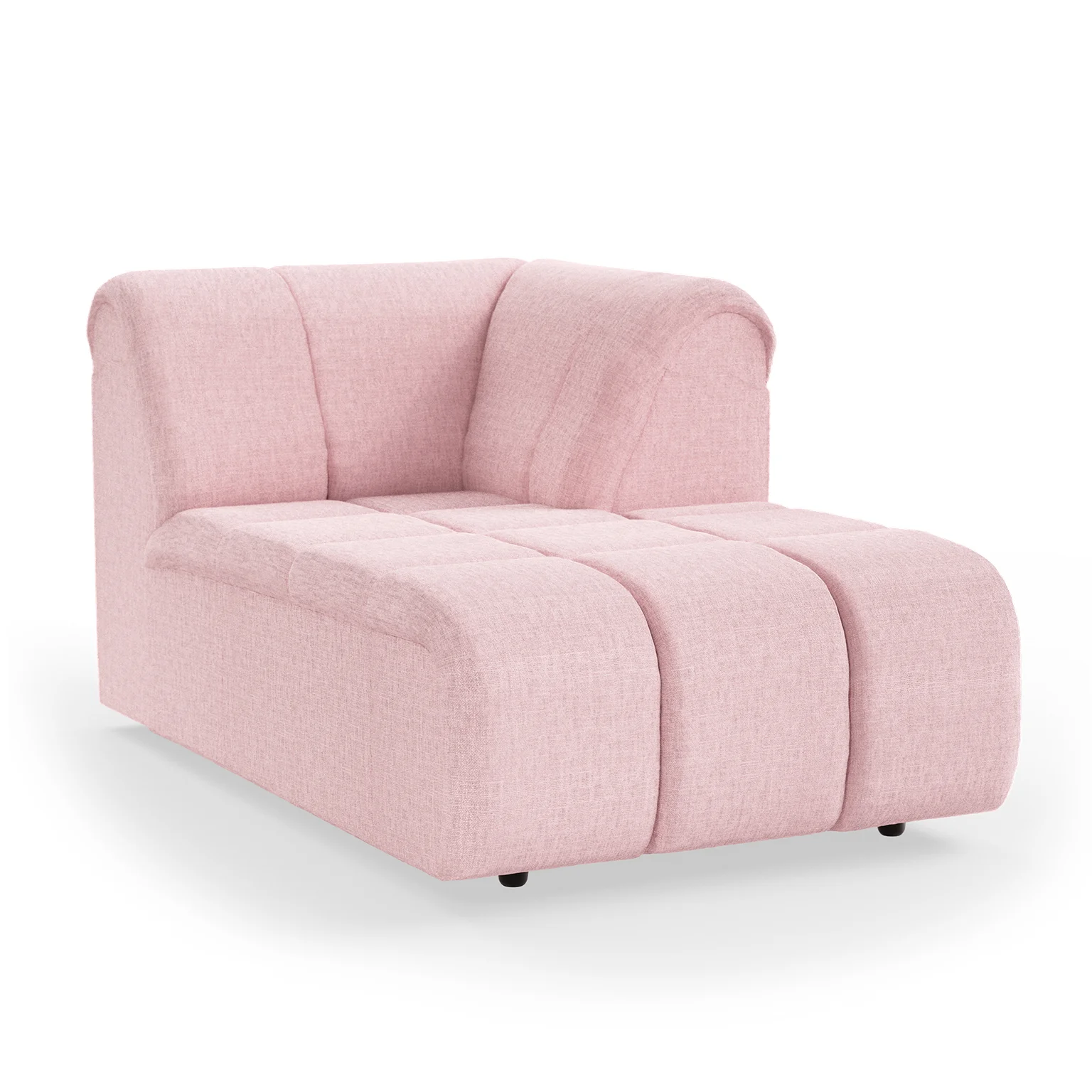 HKliving Wave Couch – Element Longchair rechts