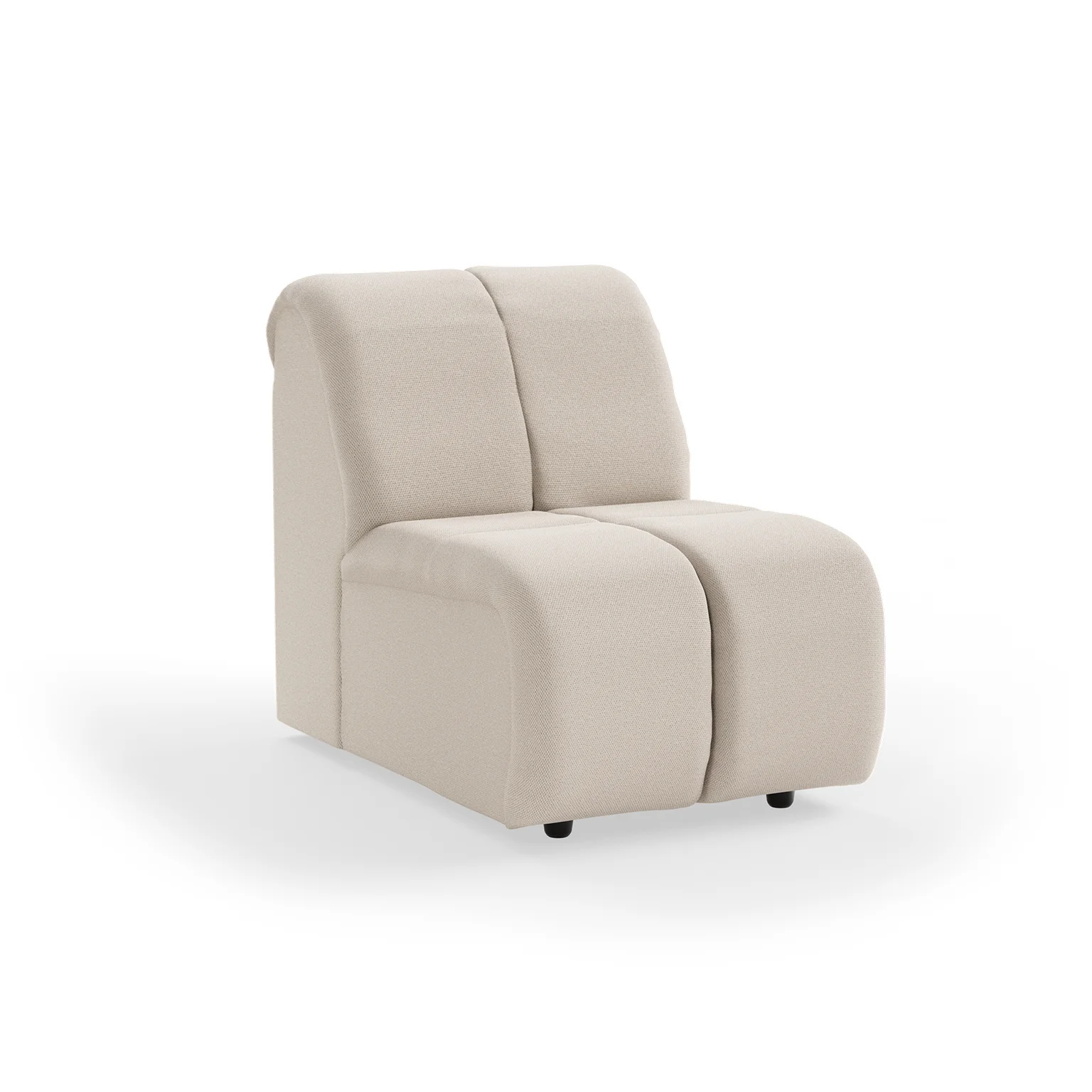 HKliving Wave Couch – Mittelelement Klein