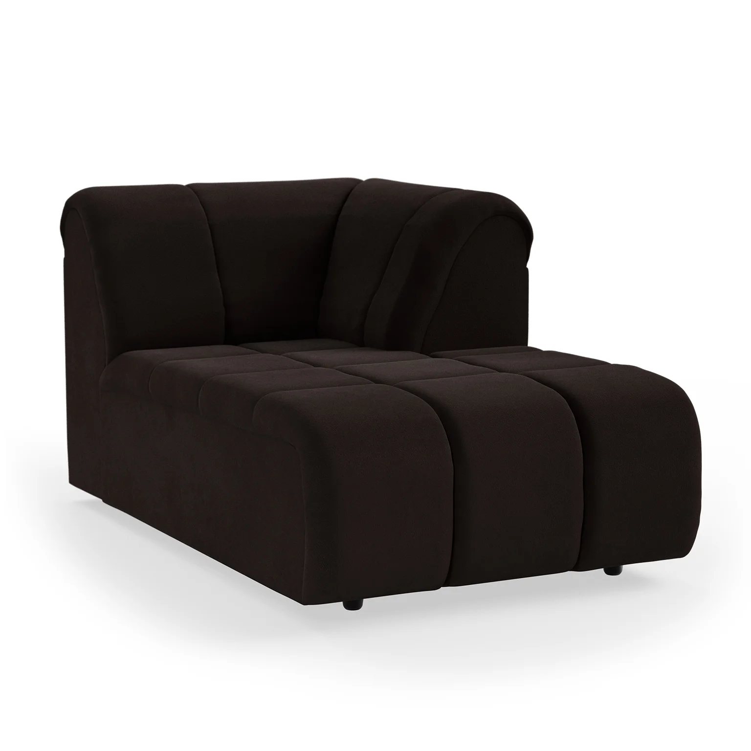 HKliving Wave Couch – Element Longchair rechts