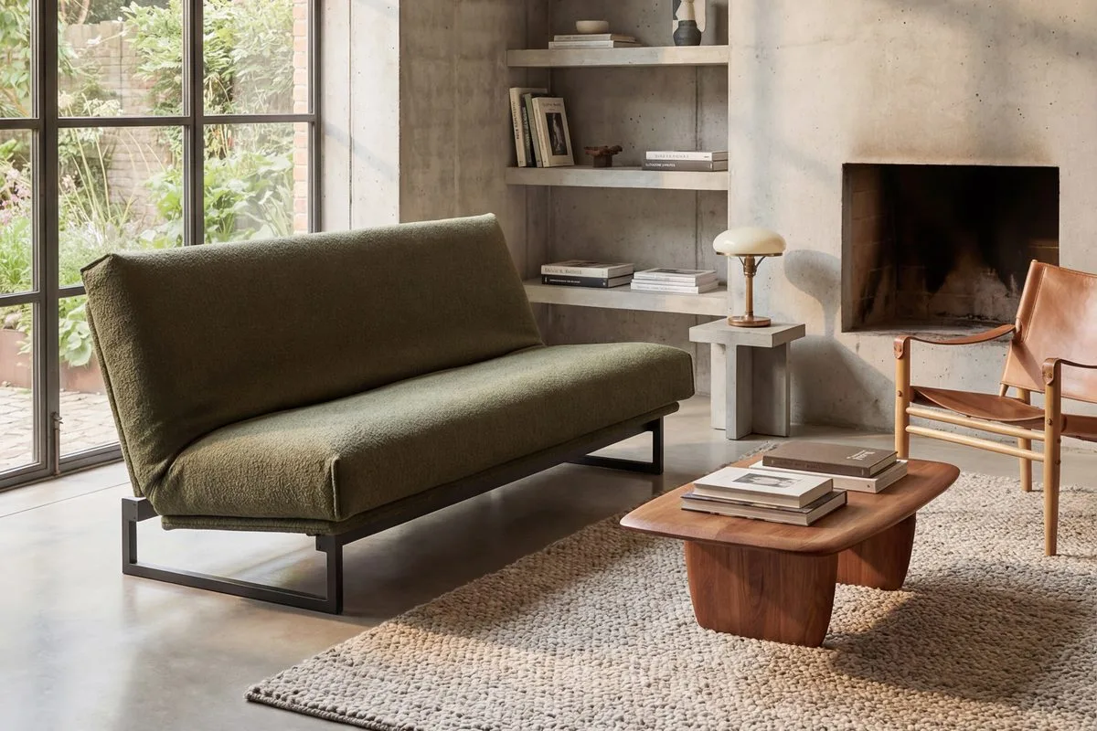 Fraction 120 Schlafsofa Nordic Bezug Spring