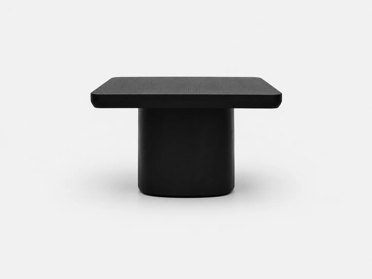 Couchtisch Mantis quadratisch in Black Oak, 80 × 80 × 45 cm