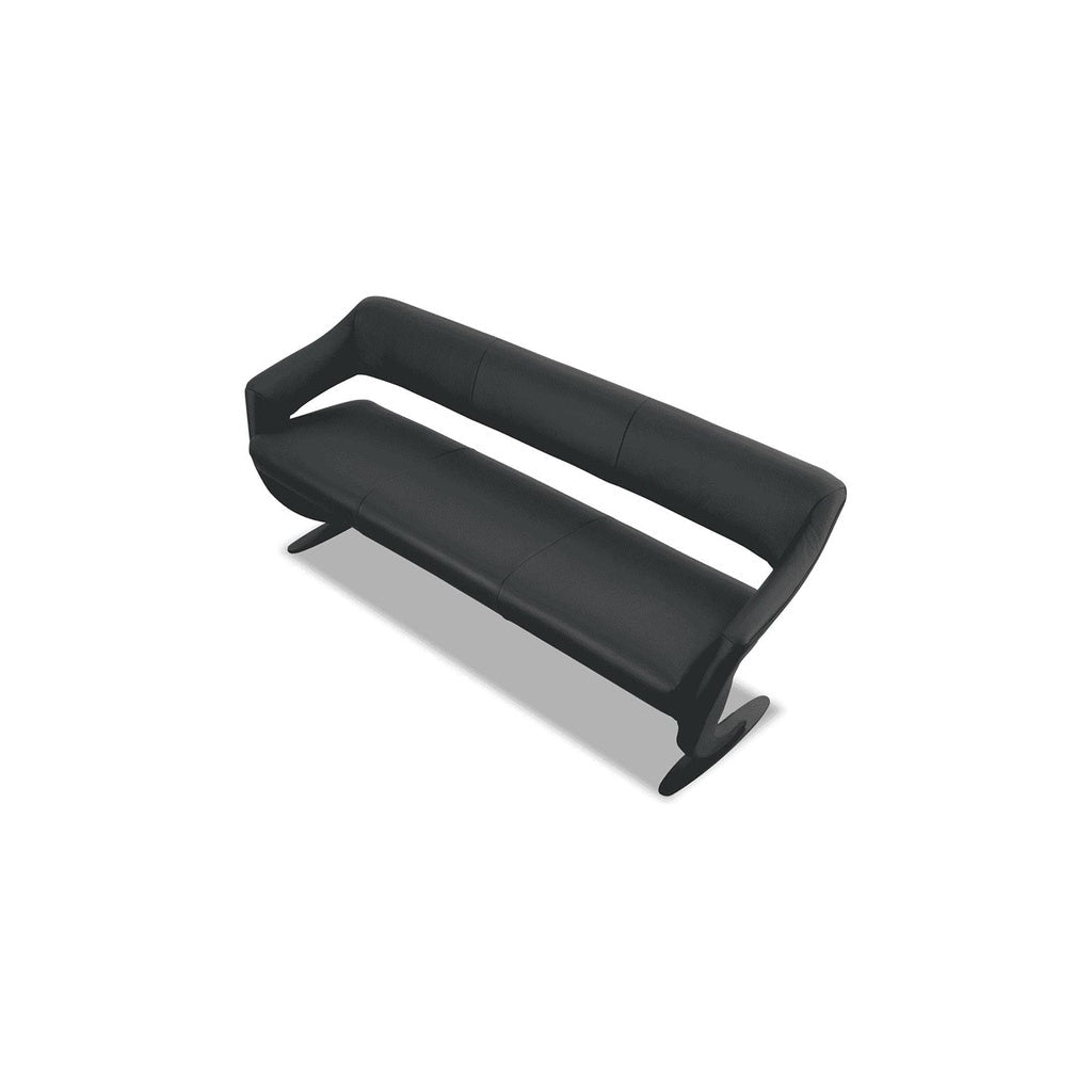 K+W 4267 Essbank 1F KINGSMAN in Leder Bronco nero – Ansicht 4