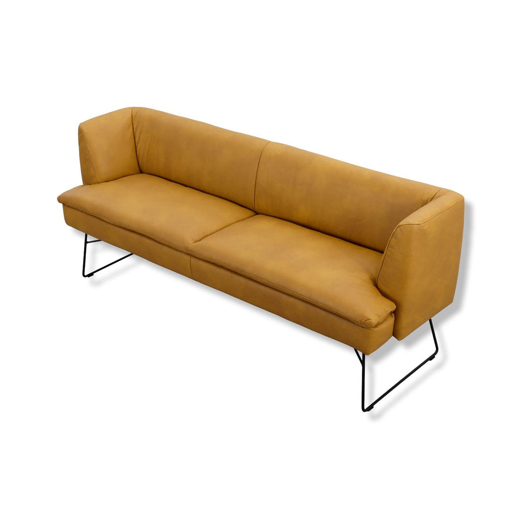 Willi Schillig Essbank LINEA 11735 in Leder Z69 kurkuma