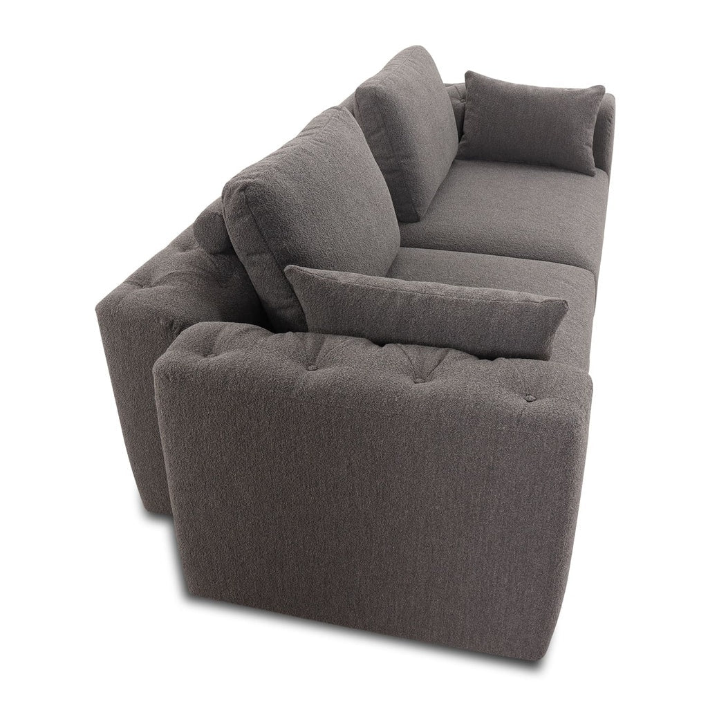 Big Sofa Club House in Stoff Loop 268cm