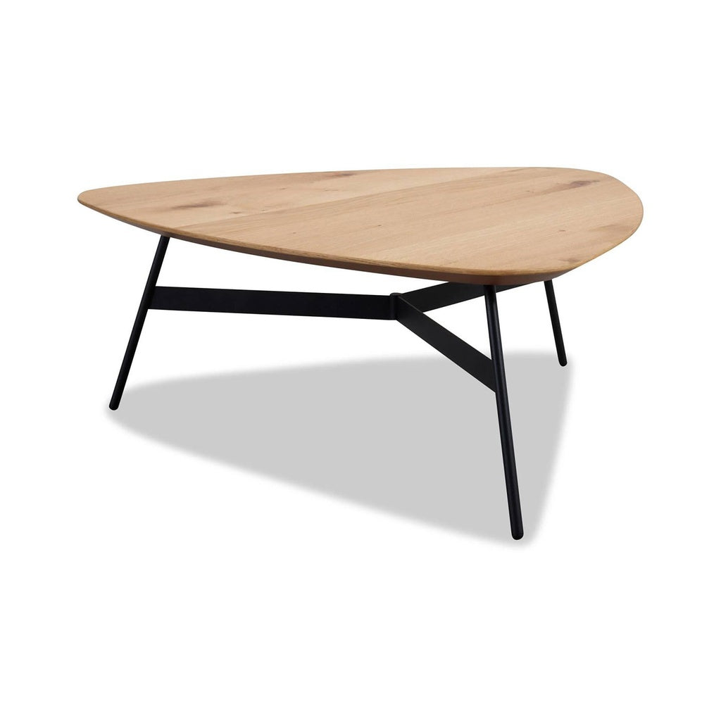 Venjakob Couchtisch 4775 Coppa Wankelform in Colorado Nussbaum geölt
