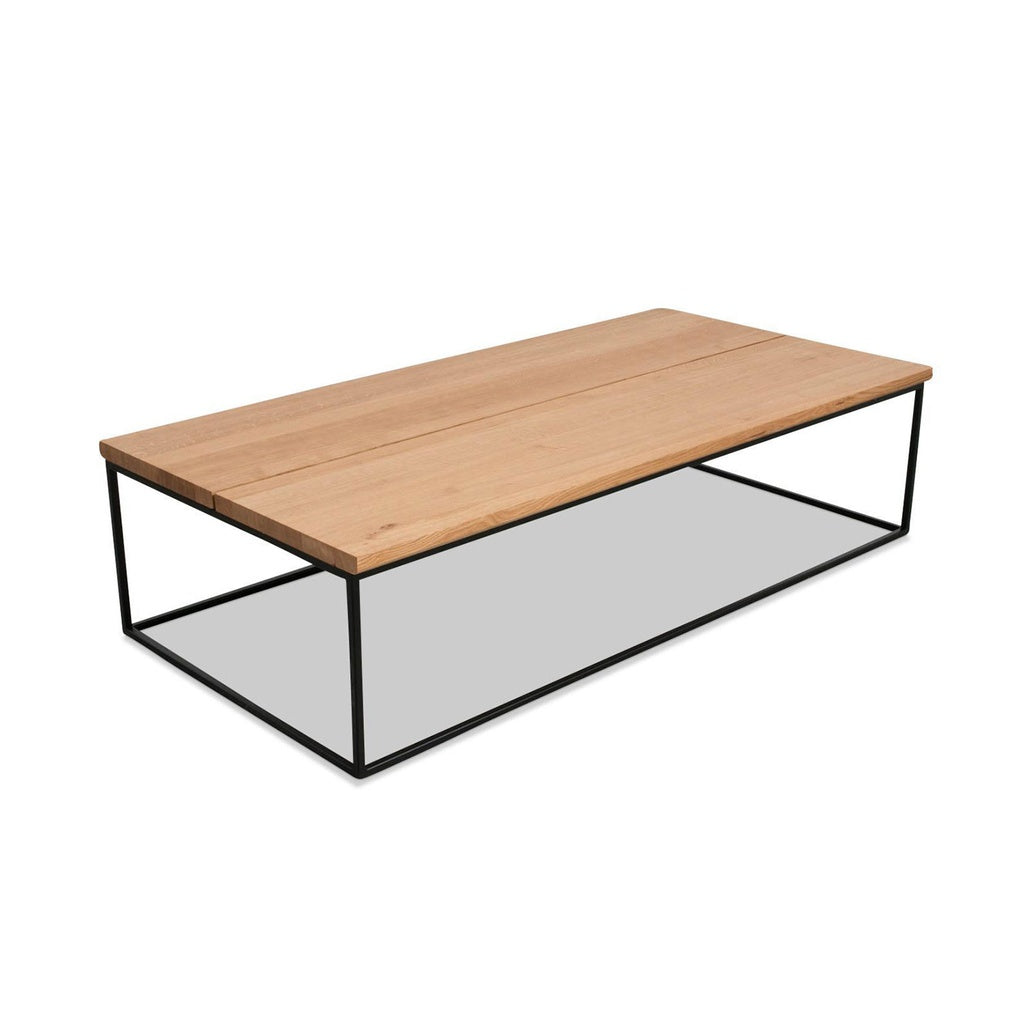 Couchtisch OZ 140 x 70cm in Wildeiche - geölt – Ansicht 2