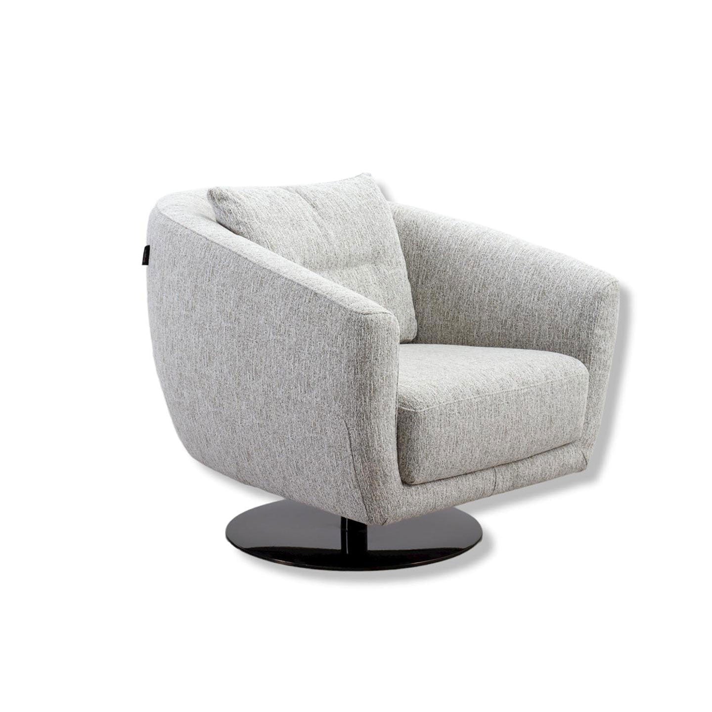 Nicoletti & Calia Italia Drehsessel Arianna in Stoff Gibson beige