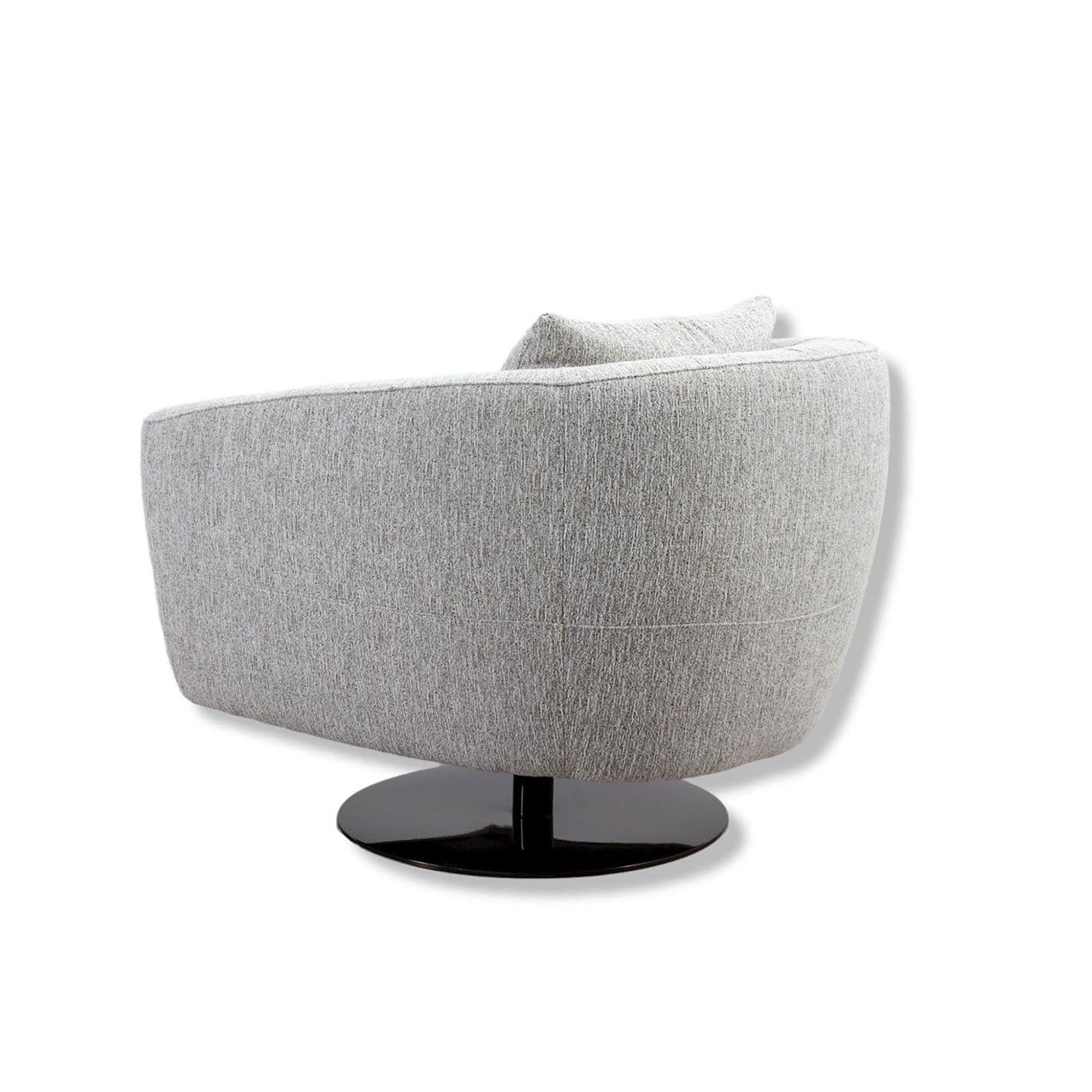 Nicoletti & Calia Italia Drehsessel Arianna in Stoff Gibson beige – Ansicht 3