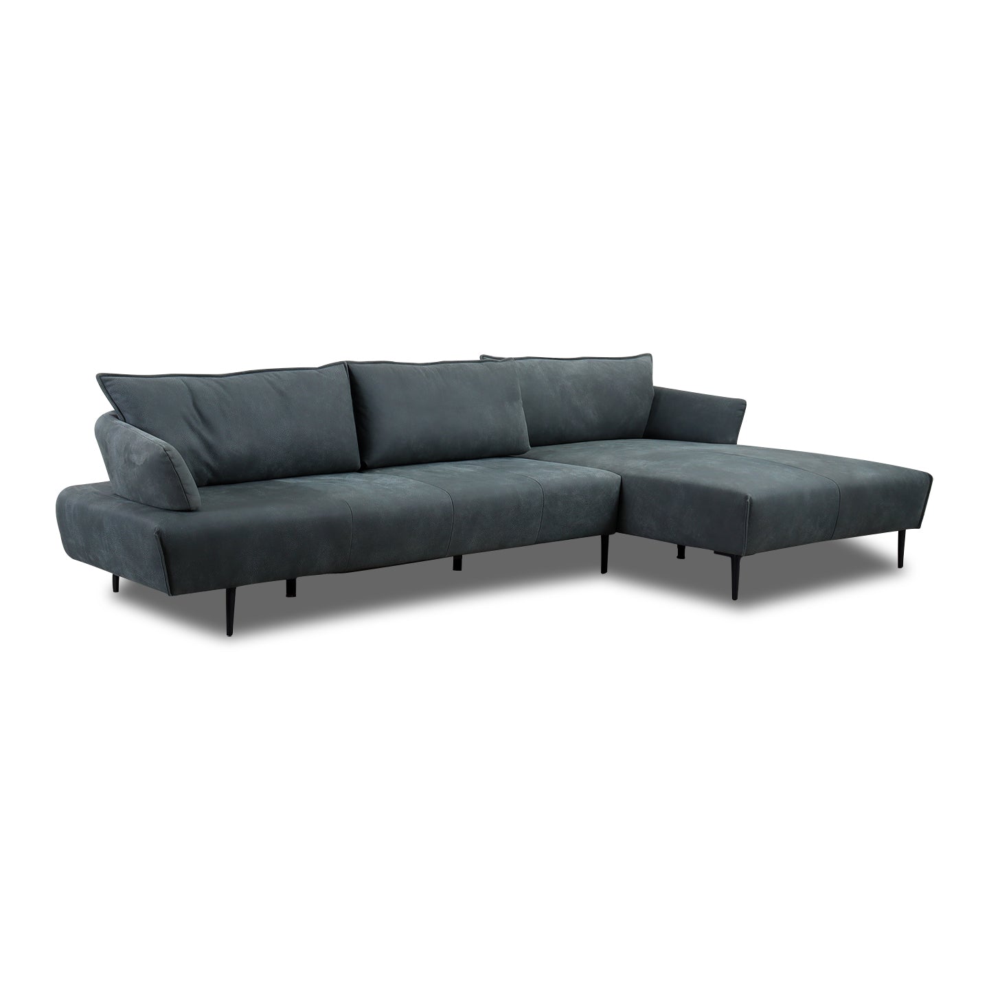 Willi Schillig Ecksofa 16150 LUNO  in Leder Z85 eucalyptus – Ansicht 3
