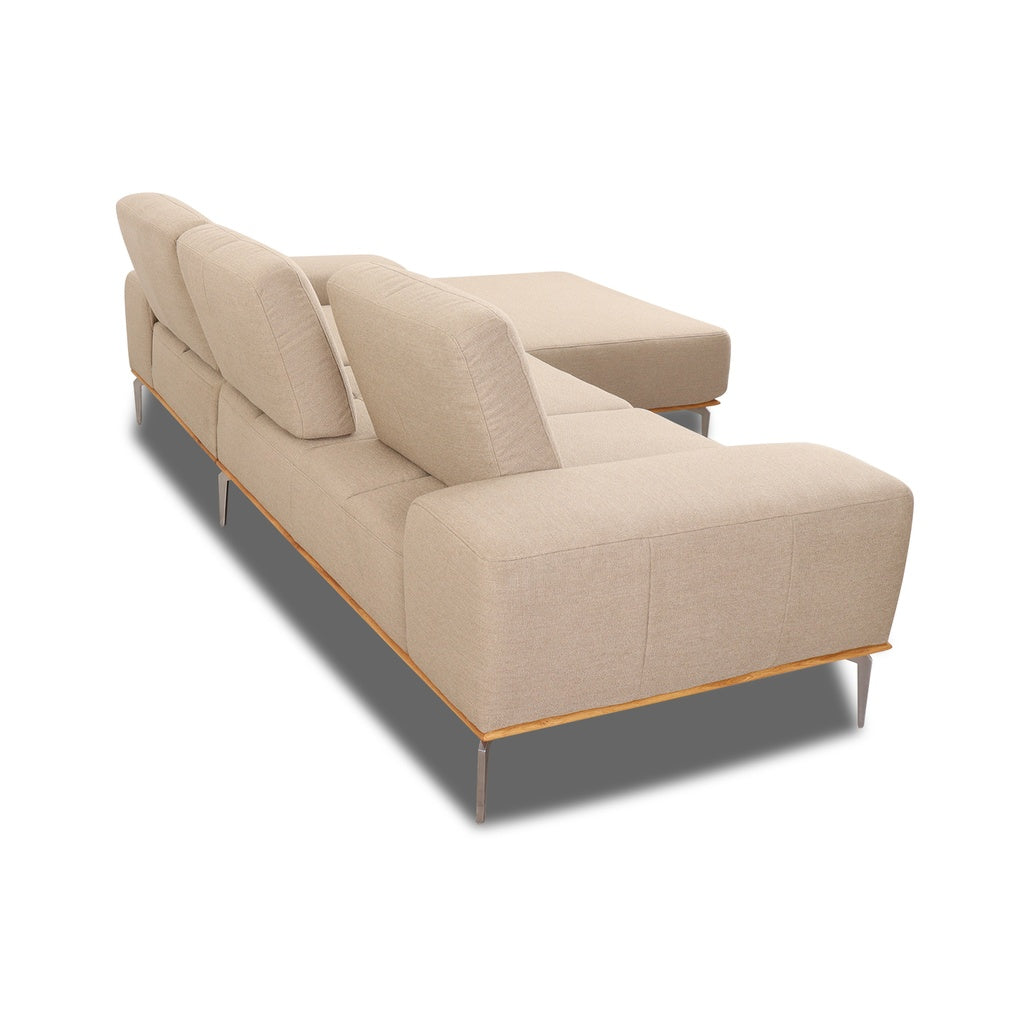Ecksofa 16555 RUN in Stoff W82 ecru – Ansicht 7