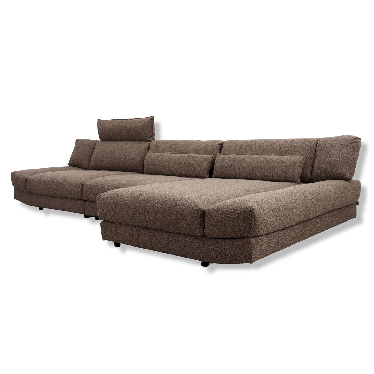 ES Brand Ecksofa Lounge in Stoff 18 601 mammut – Ansicht 3