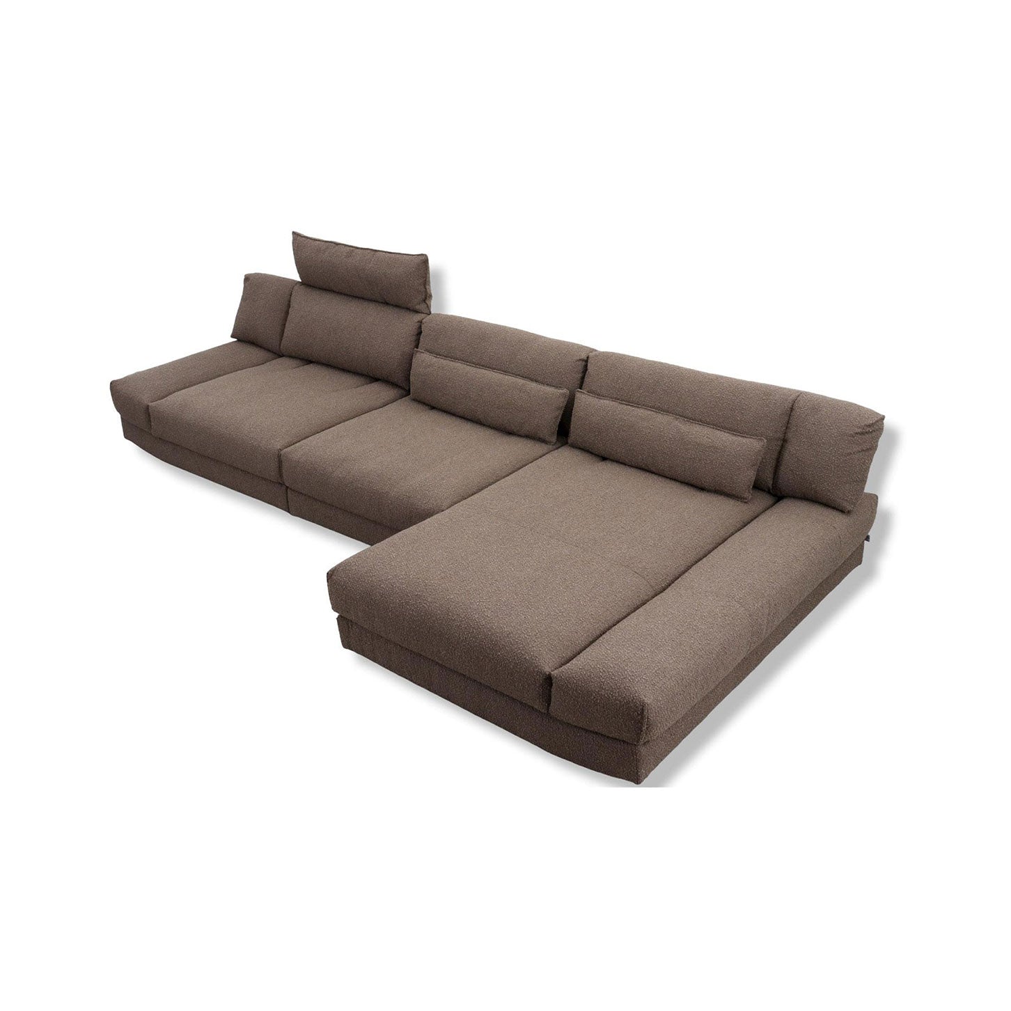 ES Brand Ecksofa Lounge in Stoff 18 601 mammut – Ansicht 4
