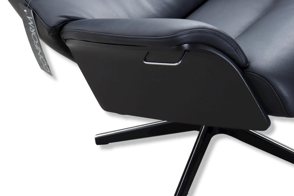 Fernsehsessel Air in Leder Fantasy schwarz – Ansicht 2