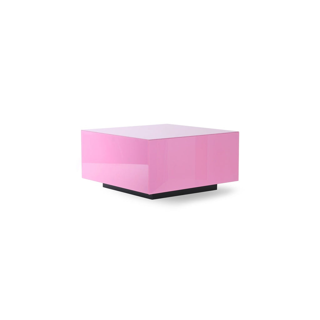 hkliving Couchtisch Spiegelblocktisch Größe L in rosa