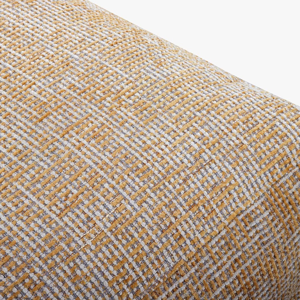 Hocker PETRONE in Stoff Alba honey yellow