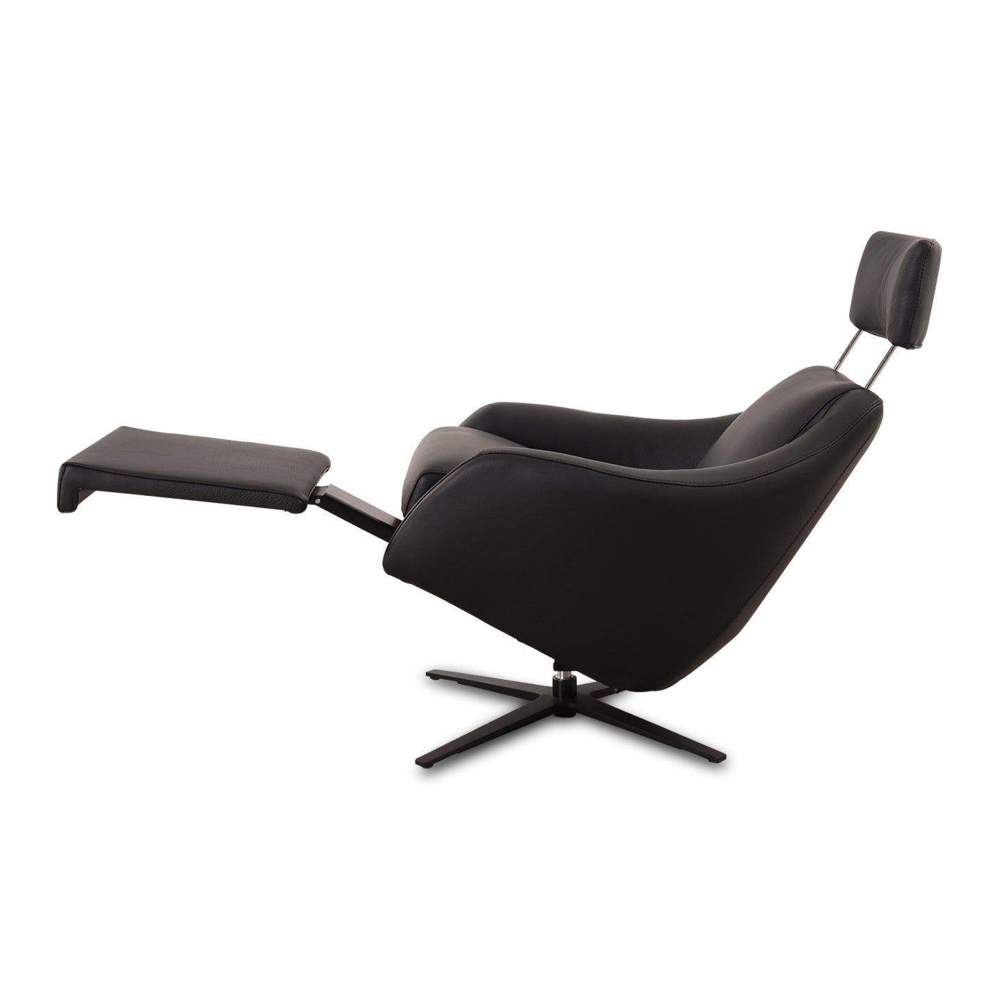 Relaxsessel Henry in Leder Prestige schwarz – Ansicht 7