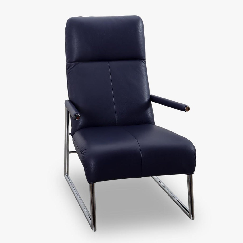 Relaxsessel in Leder Z73 purple