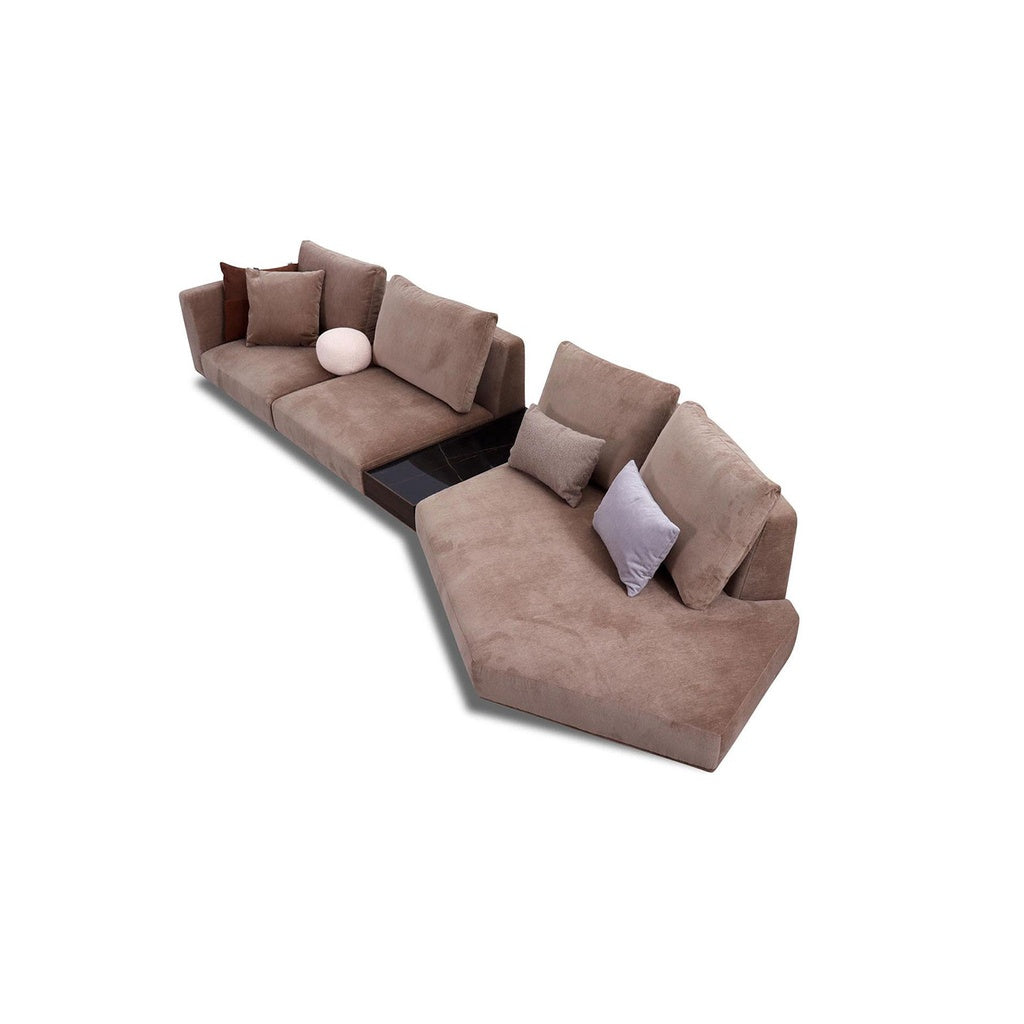 Saloni Sofa Loft in Stoff Kombi 12 – Ansicht 2