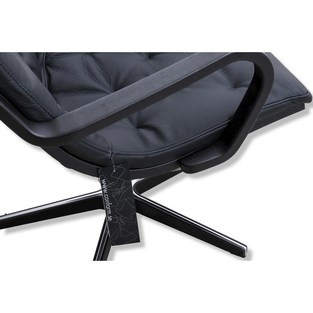 Sessel Life in Leder Naturelle schwarz – Ansicht 5