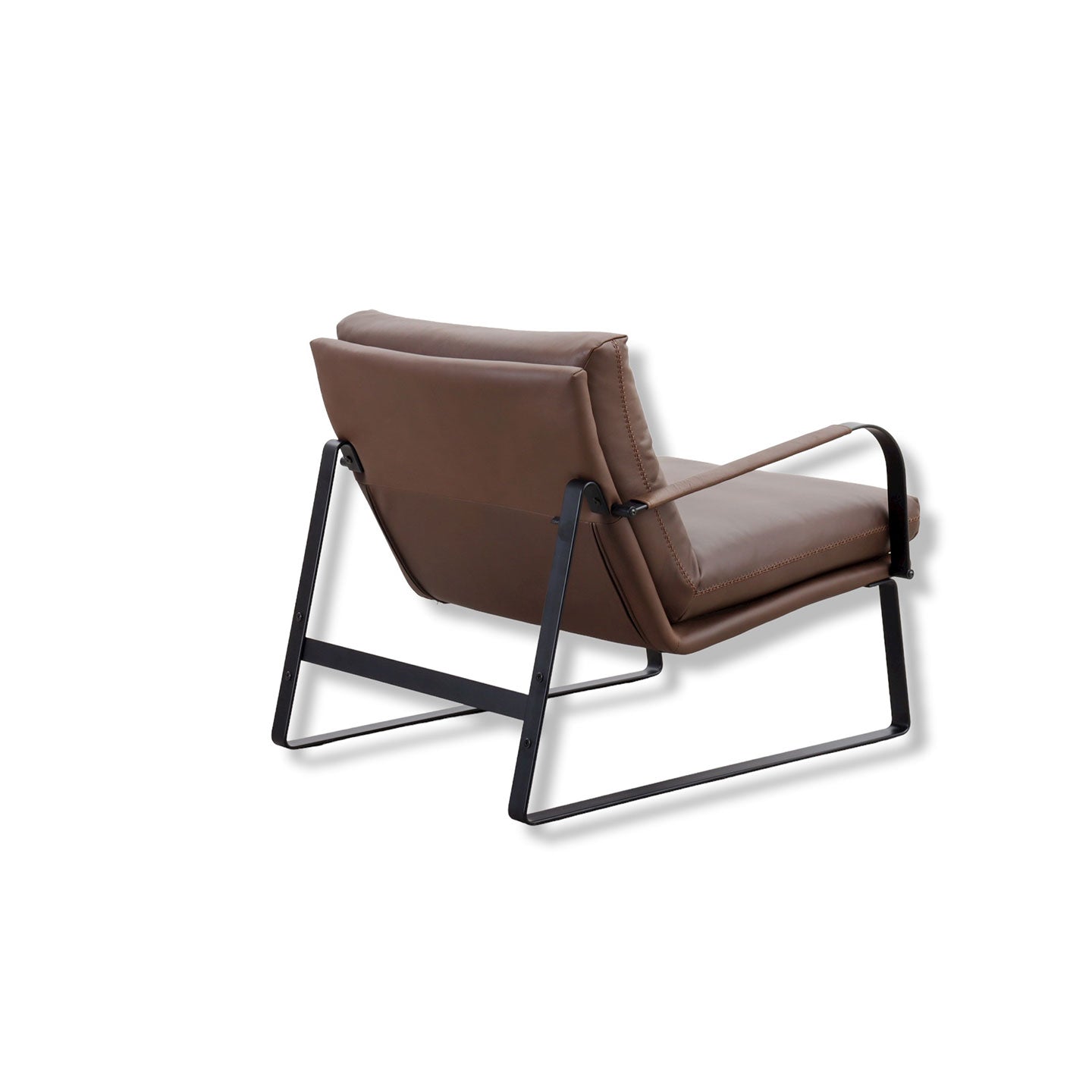 Sessel SHABBY in Leder Western chestnut – Ansicht 5