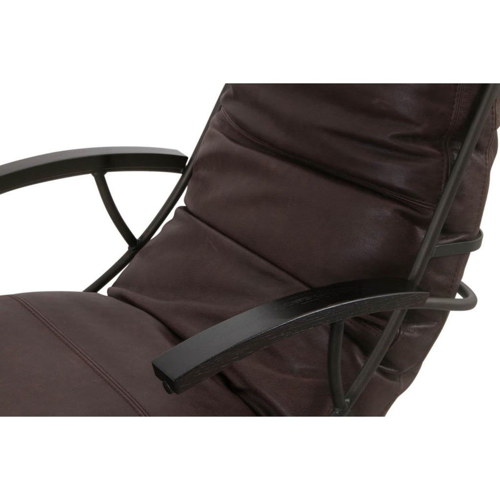 Het Anker Sessel TIBERIUS in Leder Vergilius dark chocolate – Ansicht 4