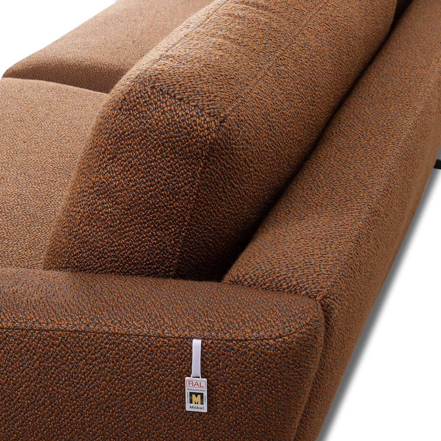Willi Schillig Sofa 12301 Terra in Stoff O10 cognac – Ansicht 5
