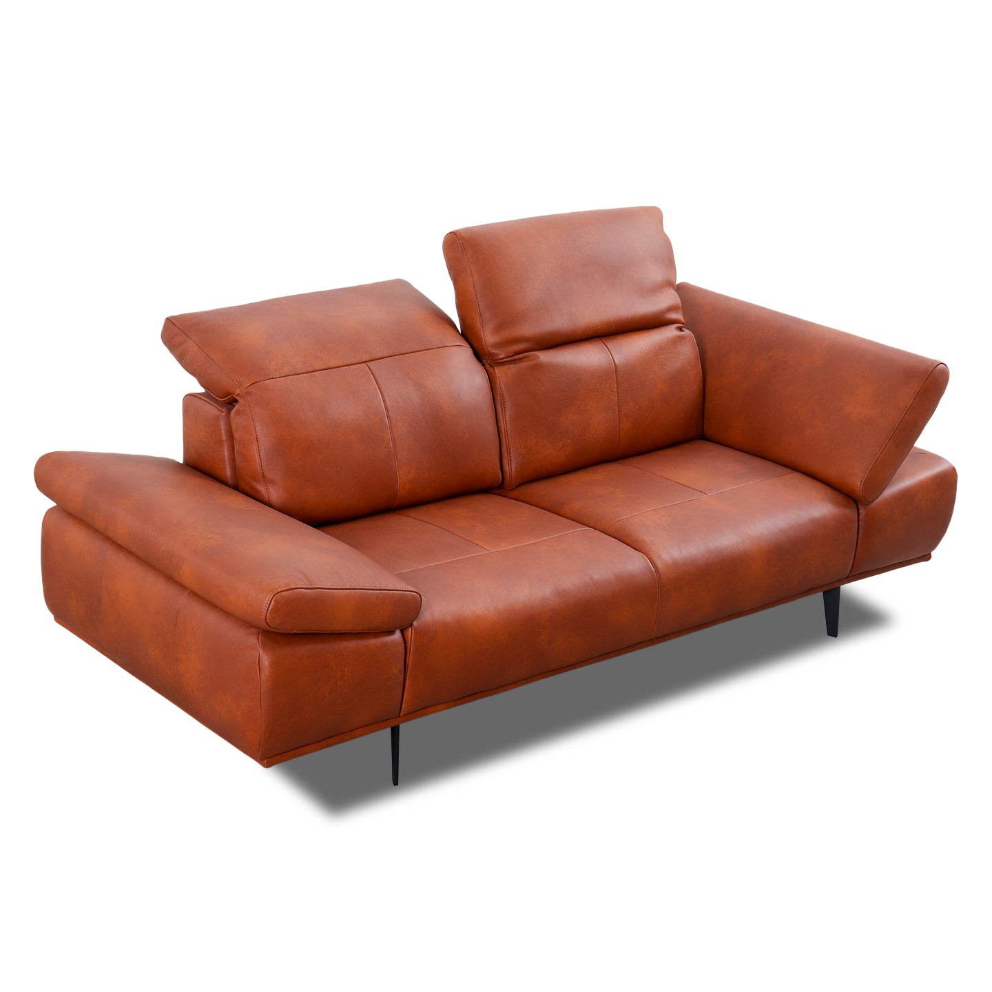 Willi Schillig 24405 LEVI Sofa in Leder Z75 cognac – Ansicht 4