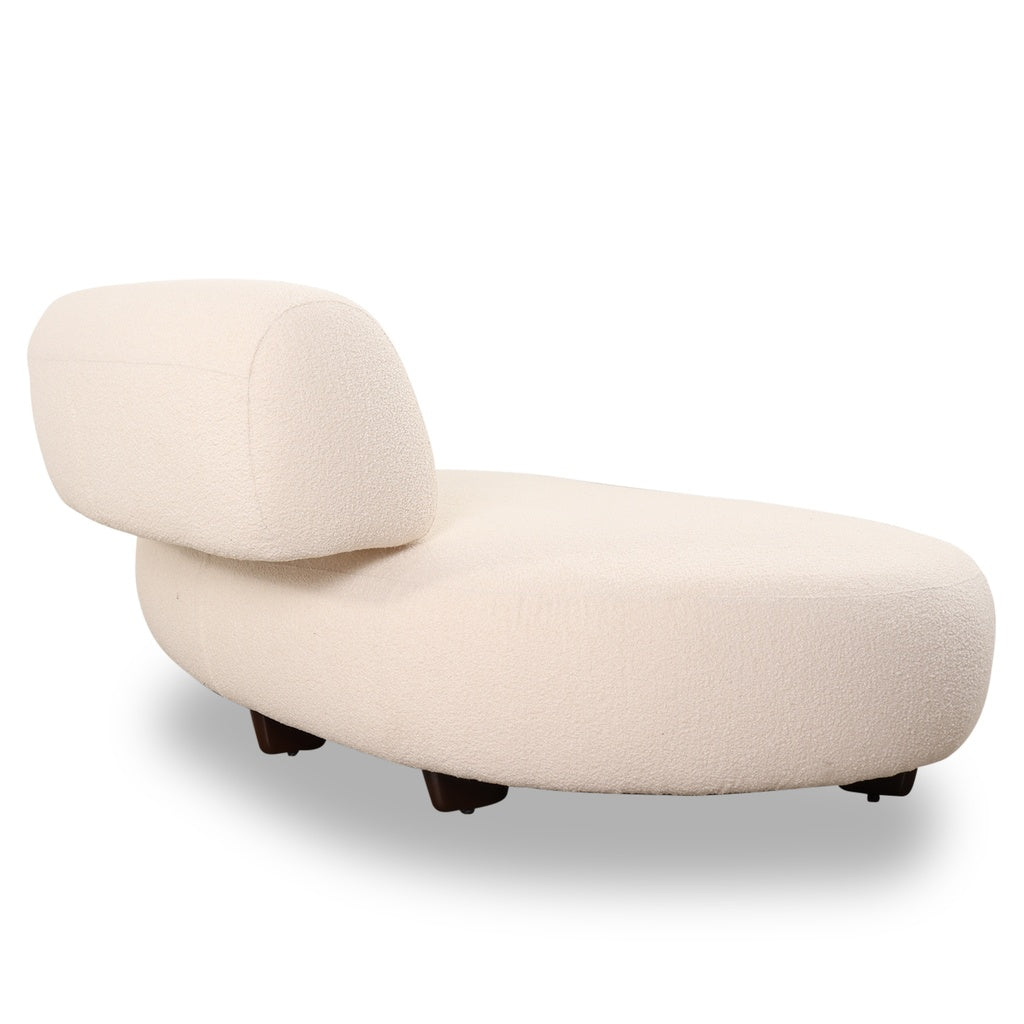 Saloni Sofa Bon Bon in Stoff Hoppi wollweiß – Ansicht 5