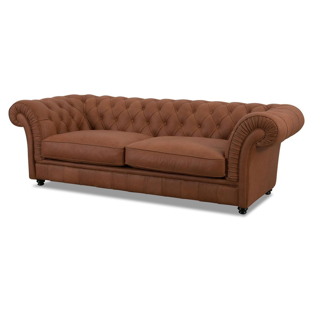 Sofa Chester in Leder Rancho cognac – Ansicht 2