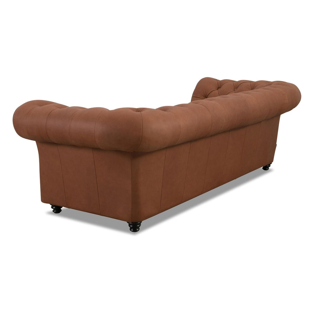 Sofa Chester in Leder Rancho cognac