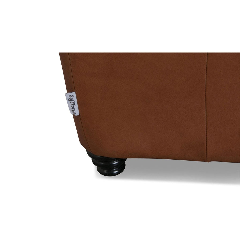 Sofa Chester in Leder Rancho cognac – Ansicht 9