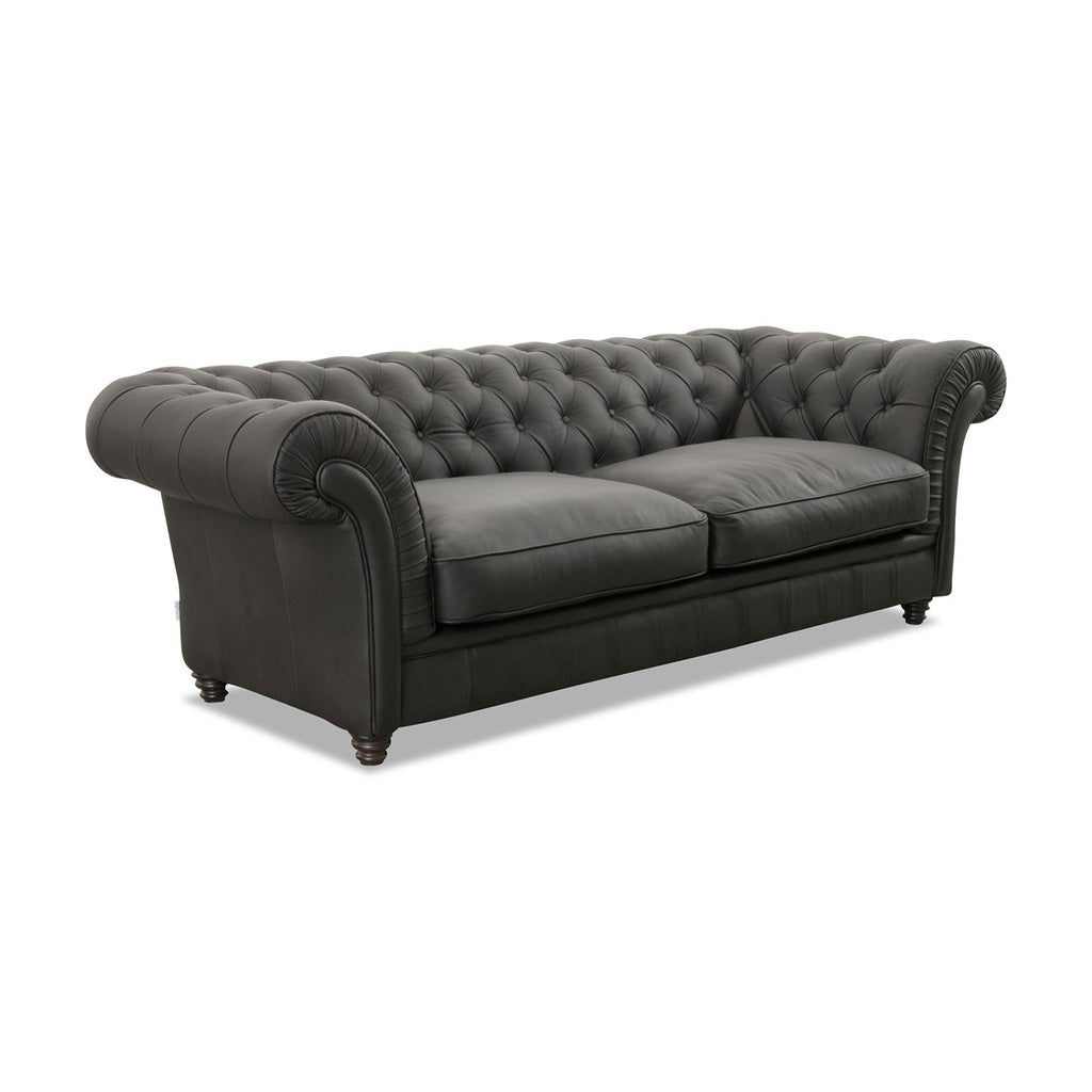 Sofa Chester in Leder Rancho moro – Ansicht 2