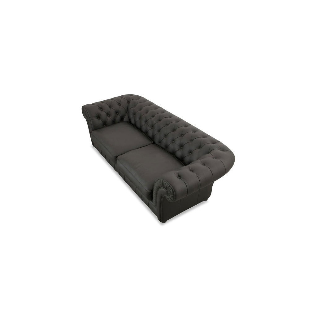 Sofa Chester in Leder Rancho moro – Ansicht 4