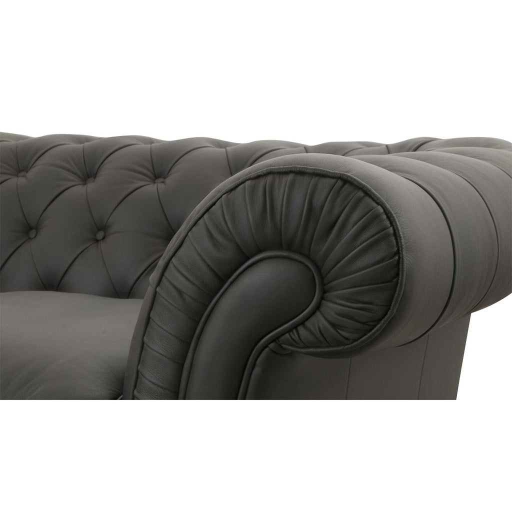 Sofa Chester in Leder Rancho moro – Ansicht 6