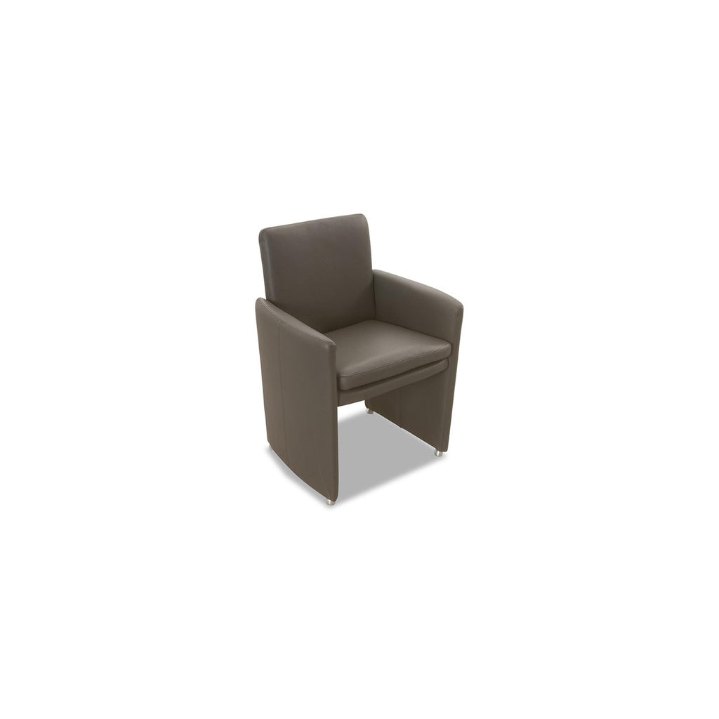 Willi Schillig RIALTO 10600 Stuhl- Sessel in Leder Z73 graphit – Ansicht 4