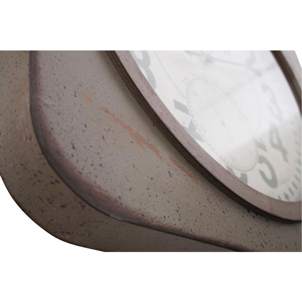 Uhr OLD TOWN in grau 60cmx60cm – Ansicht 5
