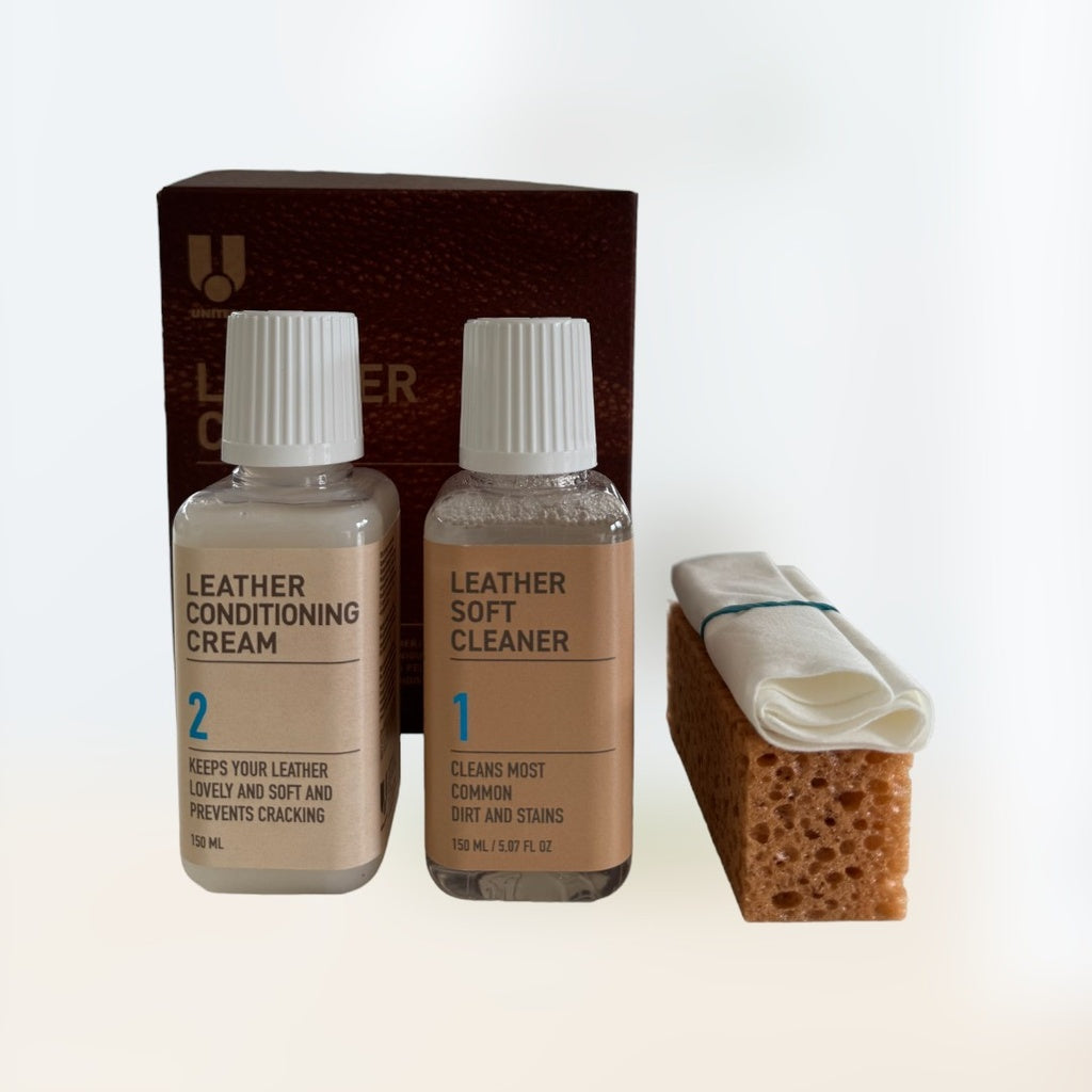 Uniters Leather Care Set - Lederpflege für pigmentiertes Leder 2x150ml